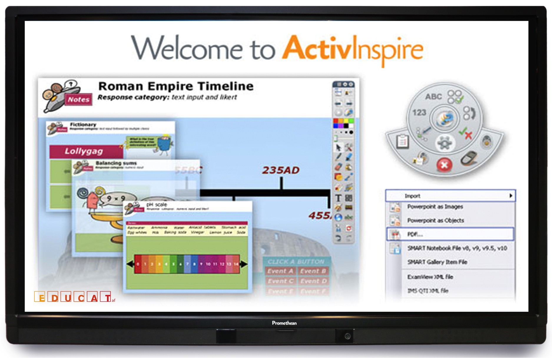 Activpanel Promethean i-Series 65" -sense Android-
