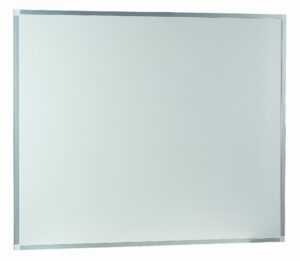 Pissarra mural laminada blanca. 220 x 122