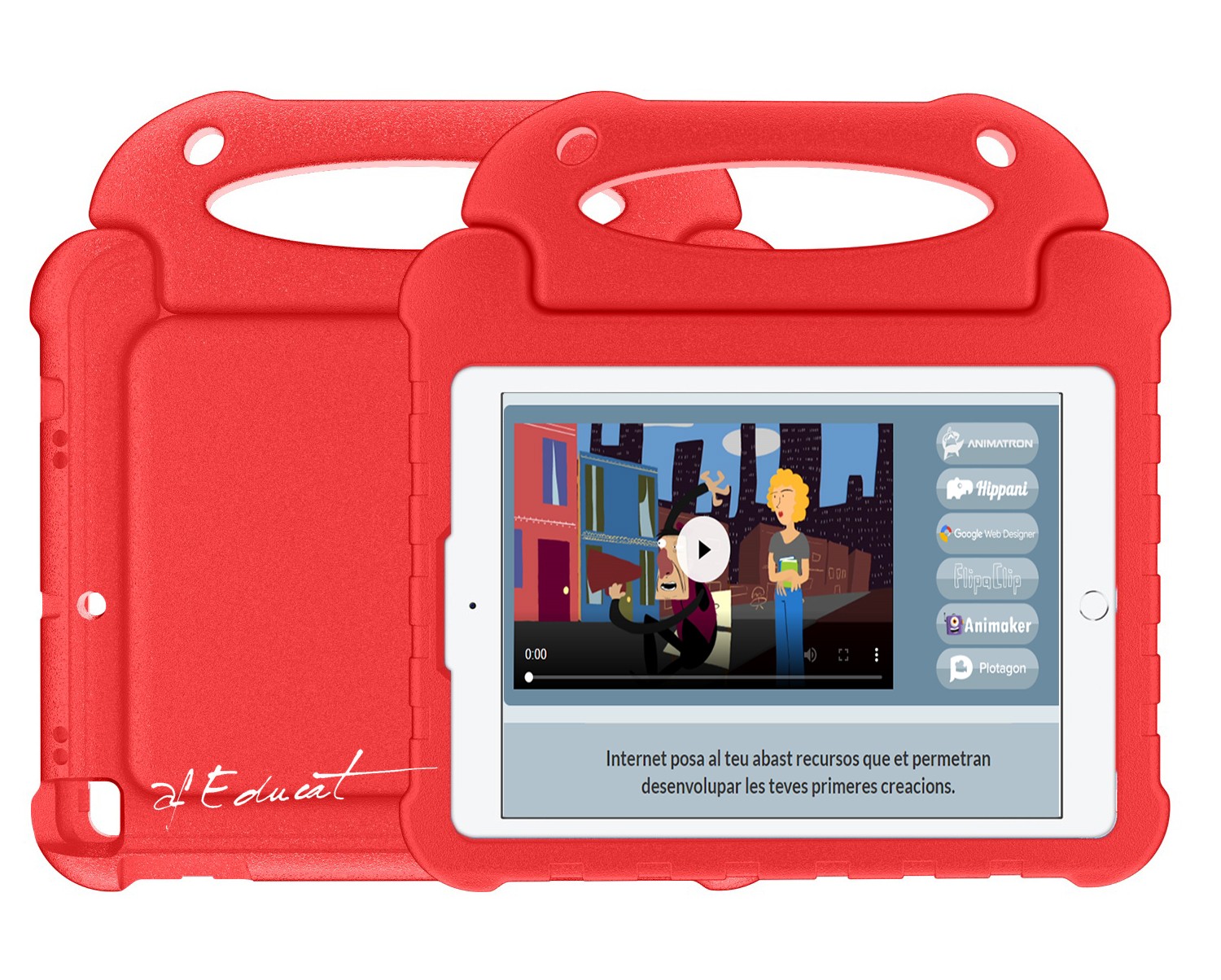 Funda tablet EVA - vermell - Imagen 3