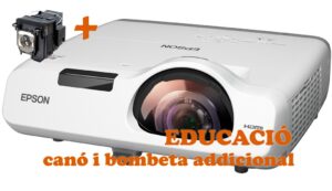 Epson EB-535W i bombeta addicional